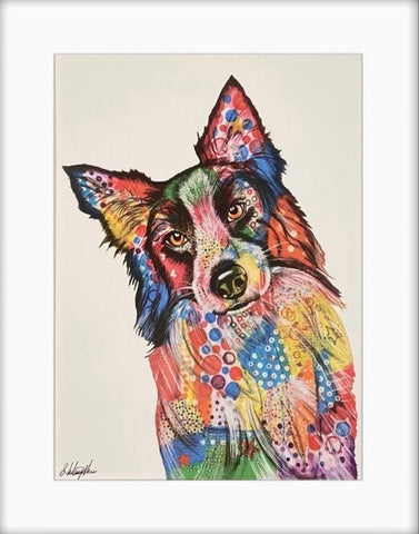 Collie clearance dog paintings